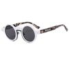 Gafas de sol nuevas de estilo punk y motocicleta retro para hombres y mujeres, gafas de sol de moda a juego con colores 4383