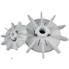 YT Teco Motor Ventilador Lâmina Diâmetro Interno Ajustável Resistente a Altas Temperaturas Plástico Ventilador Lâmina Fixado por Parafuso Ventilador de Resfriamento do Motor Outro