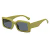 Gafas de Sol Nuevas Europeas y Americanas 2024 Gafas de Sol Retro Cuadradas de Marco Pequeño Transfronterizas Punk para Hombres y Mujeres Gafas de Sol Protectoras