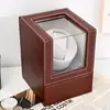 Caja de Embalaje Personalizada para Relojes Caja de Cuero para Relojes Mecánicos Luz de Lujo Transparente Visible Embalaje de Reloj Caja de Motor Automático Rotador de Reloj