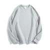 Sudadera de Algodón de Doble Cara de 300 g Cuello Redondo Pulóver Hombro Caído Corte Holgado Pareja/Padre-Hijo Logotipo Personalizado Manga Larga Moderna Versátil