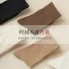 Meias femininas sem costura para primavera e verão, meias finas de cano médio, meias longas brancas pós-parto, mocassins, meias longas de cor sólida para outono