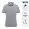 Camiseta de trabalho de manga curta de malha fechada de alta qualidade para homens, camisa de equipe, roupa para team building, camisa polo estampada
