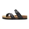Chinelos Femininos Slip-on para Exterior com Fivela Ajustável, Palmilha de Espuma de Memória, Sandálias Masculinas com Suporte Confortável para o Arco