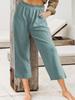 2025 Ropa Europea y Americana Transfronteriza para Mujer Deseo Amazon Verano Nuevo Color Sólido Casual Elástico de Cintura Alta Pantalones Cortos para Mujer