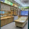 Expositor de Frutas em Camadas Feito Sob Medida para Supermercado de Alimentos Frescos Prateleira de Frutas e Legumes de Supermercado Estante de Loja de Frutas Mesa de Corte de Frutas Balcão de Caixa