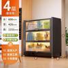 Aparador de cocina Yanen, armario a prueba de polvo, armario de almacenamiento con puerta, armario de almacenamiento de suelo, gran capacidad, estilo europeo para el hogar.