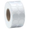 Papel de impresión adhesivo térmico plateado mate redondo mensaje para lonchera etiqueta de muestra de comida pegatinas para hornear se puede escribir a mano