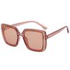 Gafas de sol de celebridades de Internet para mujer, con cara redonda y montura redonda, gafas de sol Super Fire para hombre, gafas de sol retro a prueba de rayos UV con efecto viento de Hong Kong.