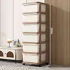 Organizador de almacenamiento de juguetes para niños, estante de almacenamiento de plástico multicapa para el hogar, caja de almacenamiento gruesa y duradera para snacks y ropa