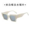 Nueva tendencia transfronteriza gafas de sol cuadradas de mármol gafas de sol europeas y americanas para protección solar gafas de sol de moda para viajes