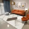 Nueva Alfombra de Piso Sala de Estar Dormitorio Lujo Ligero Alta Calidad Simple Cobertura Total Sofá Alfombra de Piso Grande Mesa de Café Limpiable Alfombra de Mesita de Noche