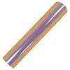 Fábrica en stock al por mayor multi-tamaño autoadhesivo color arcoíris láser luminoso flash regalo etiqueta decorativa