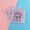Nova embalagem de bolo de desenho animado auto selante, saco com zíper para biscoito de floco de neve, saco auto-sustentável para lanche de nougat, saco de embalagem para panificação, atacado