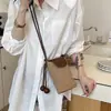 Bolso Bandolera para Mujer 2026 Nuevo Bolso de Lona de Lunares Bolso de Hombro Retro Japonés Bolso Cuadrado Pequeño Versátil Lindo para Estudiante