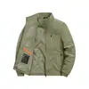 Nova jaqueta de fleece para outono e inverno para homens, modelagem solta, moderna, versátil, jaqueta de trabalho para atividades ao ar livre, blusa masculina com forro de fleece
