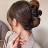 Presilha de cabelo série marrom caramelo antigo para coque alto pinça tubarão senso de alta qualidade prendedor de cabelo da parte de trás da cabeça garra de cabelo feminina adorno de cabeça