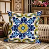 Funda de almohada de estilo bohemio más vendida transfronteriza para decoración de sofá y casa de huéspedes, funda de cojín impresa digitalmente al por mayor