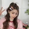 Ins Lindo Clip de Pato de Flor Escarchada Nuevo para Primavera y Verano Clip para el Cabello de Tulipán Clip Lateral de Color Caramelo Tocado Versátil para Mujeres