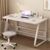 Escritorio de computadora, escritorio de escritorio, escritorio para oficina en casa, escritorio para dormitorio, escritorio de estudio para estudiantes, escritorio de oficina rectangular simple y moderno