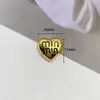 Estilo Coreano Celebridade da Internet Retrô Amor Ouro Antigo Joias Acessórios Temperamento Inglês INS Acessórios de Cabelo Pinça Presilha Capa de Celular Material