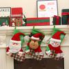 Atacado no Ponto Meias do Papai Noel Meias de Natal Sacos de Presente Decorações de Natal Meias para Árvore de Natal Pingentes