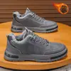Sapatos Masculinos de Inverno Quentes de Algodão com Forro de Lã, Botas Martin de Trabalho Espessas, Botas de Algodão Casuais Esportivas Antiderrapantes à Prova de Frio do Nordeste para Homens