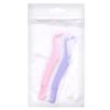 Conjunto de Seis Peças para Aparar Sobrancelhas Cor Menina Pente para Sobrancelhas Tesoura Pinças para Cílios Enxertados Conjunto de Ferramentas de Maquiagem e Beleza Lâmina para Aparar Sobrancelhas Pinça para Sobrancelhas