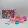 Muñeca de educación temprana de goma suave transfronteriza, casa de juegos para niños, muñeca de simulación, casa de juegos, juguete acuático, traje