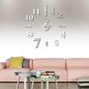 Reloj de pared acrílico con espejo creativo y distintivo para el hogar, decoración para sala de estar, dormitorio, reloj adhesivo, reloj DIY, reloj silencioso.