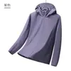 Ropa de protección solar termosellada sin costuras, versión hecha a medida, nailon 66, ultrafina, transpirable, impermeable, protección UV, para hombres y mujeres