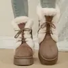 Botas de outono tamanho único europeias e americanas transfronteiriças plus size para mulheres, nova moda de comércio exterior 2026, adequadas para uso ao ar livre, atacado plus size