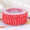 Fio de algodão de três cores de quatro fios Boting, pulseira de cordão colorido trançado feito à mão DIY, cordão para alça, resistente ao desgaste, material de cordão sem trama