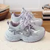 Tênis dad shoes infantis, tênis de sola macia para meninas, nova coleção outono 2026, estilo doce e casual, tênis de corrida leves e impermeáveis