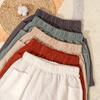 Shorts de verano para mujer nuevos estilo coreano holgados adelgazantes pantalones deportivos chica hot cintura alta ropa exterior casual pantalones de pierna ancha comercio exterior ropa de mujer