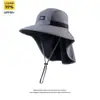 Sombrero de Sol de Verano para Exteriores, Sombrero para Senderismo y Pesca al Aire Libre, Sombrero de Pescador, Protección Solar Protección de Cuello, Sombrero de Sol con Protección UV