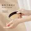 Tabla Gua Sha de Cuerno de Sándalo Morado para Lifting Facial, Masaje de Belleza y Raspado General del Cuerpo