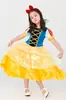 Roupas para Pais e Filhos, Fantasias de Festa da Branca de Neve, Uniformes de Jogos, Fantasias de Chapeuzinho Vermelho para Crianças e Adultos