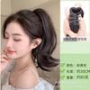 Peruca de Rabo de Cavalo Feminina Estilo Coreano Micro-ondulada Enrolada para Fora Fofa Presilha de Garra Rabo de Cavalo Alto Simulação Natural Cabelo Longo Cacheado Peruca Trança