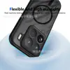 Funda magnética negra adecuada para Xiaomi 17T 15T 14T Pro, cubierta protectora semi-transparente mate anticaídas