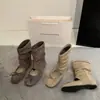 Botas de Plataforma que Aumentan la Altura Interior, Sandalias Retro de Suela Blanda Caladas para Mujer, Zapatos de Ballet Versátiles de Punta Redonda con Lazo Poco Profundo a la Moda