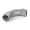 Tubo de água de PVC, curva de ângulo grande, junta adesiva, arco grande, curva em forma de lua, 20-50mm, conector de curva tipo estendido