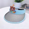 Chapéu de Sol Infantil Chapéu de Sol de Bebê Verão Meninos e Meninas 2024 Novo Chapéu de Sol de Verão para Meninas Cabelo Blight