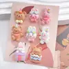 Urso Coelhinho Brilhante Fofo Resina Cola Creme DIY Acessórios de Grampo de Cabelo Feitos à Mão Patch para Capa de Celular Material para Copo d'Água