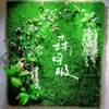 Pared de Fondo Decorativa de Enverdecimiento Vertical Césped Biónico Pared de Imagen Flor de Rosa Planta de Enverdecimiento Rosa Pared Vegetal Artificial Verde Planta