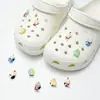 Buraco sapatos acessórios de alta qualidade ervilhas sapatos sapatos flor decorativo fivela diy acessórios jóias chinelos fivela removível sapato fivela