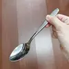 Aço Inoxidável 304 Coluna Romana Colher Retro Acessível Luxo Colher de Café Doméstica Pequena Colher para Chá da Tarde Colher de Mexer Colher de Sobremesa