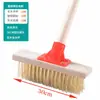 Cepillo para fregar suelos cepillo de suelo cerdas duras baño Leidezhuzhu cepillo para inodoros mango largo suelo de cemento cepillo de alambre de acero inoxidable