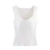 U Estilo Europeo y Americano Transfronterizo 2026 Nueva Moda Elegante Ropa para Mujer al por Mayor Simple Encaje Cuello Cuadrado Ajustado Prendas de Punto