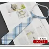 Jk Corbata Pequeña Estilo Universitario Femenino Cuadros Perezoso Uniforme Japonés Camisa Corbata de Lazo Ins Gratis Corta Moderna para Estudiantes Hombres y Mujeres